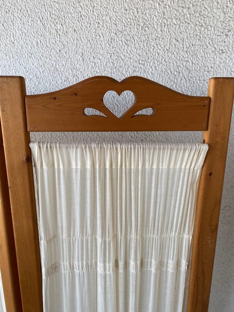 カントリー家具 2連パーテーション 間仕切り カントリー雑貨 インテリア 目隠し