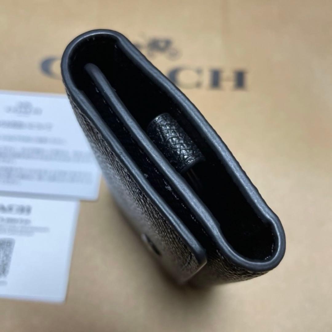 新品未使用 COACH コーチ　キーケース ブラック