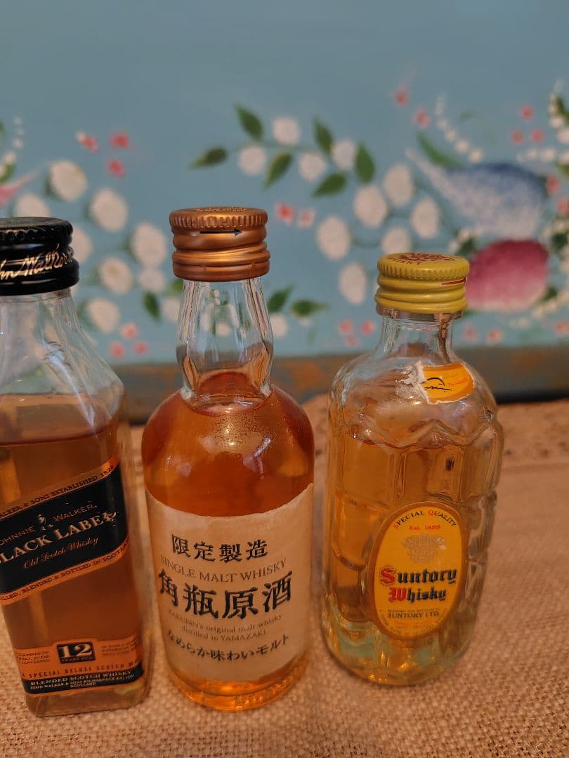 【希少】サントリー　角瓶原酒　角瓶　ジョニーウォーカー　ミニチュアボトル