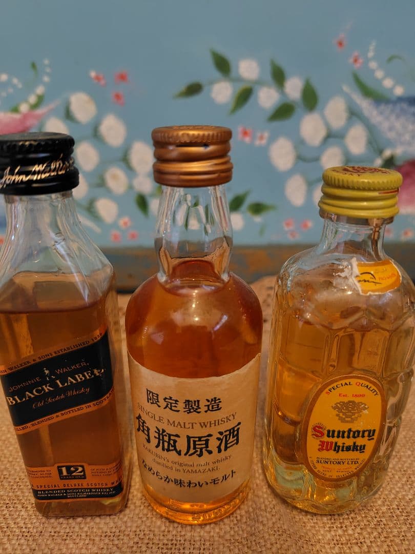 【希少】サントリー　角瓶原酒　角瓶　ジョニーウォーカー　ミニチュアボトル