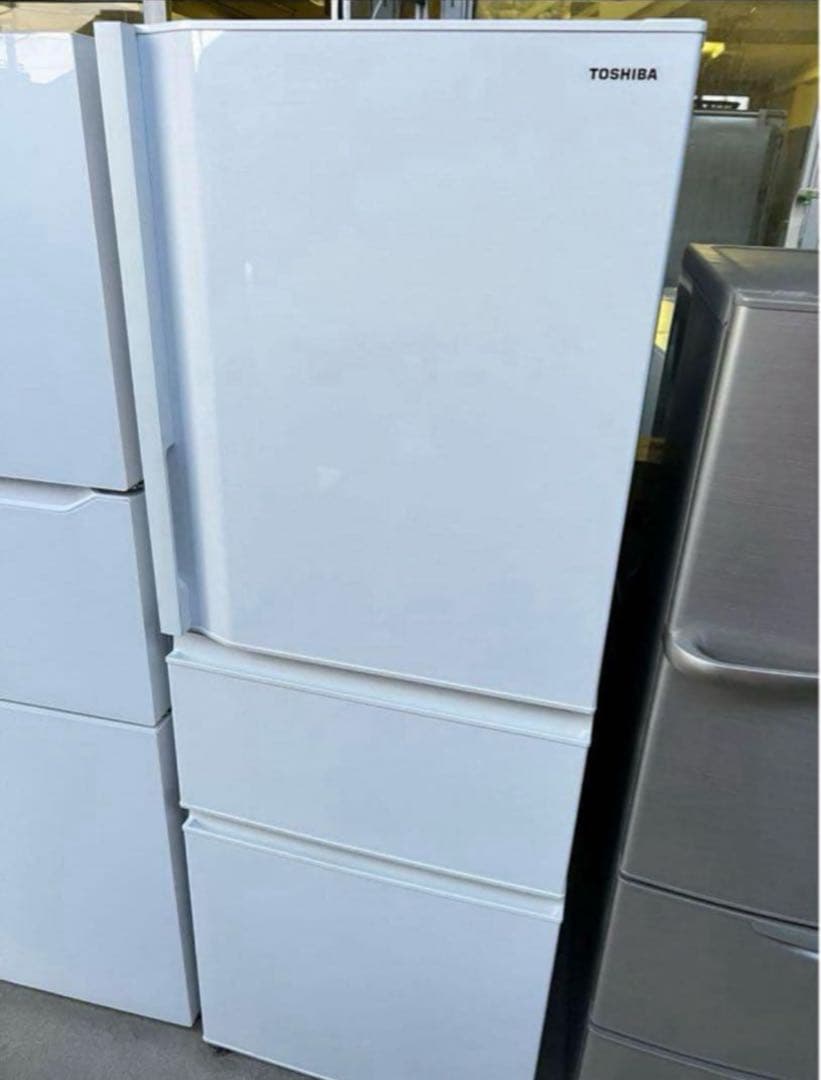 【高年式】2022年式 326L TOSHIBA冷蔵庫GR-T33SC (WT)