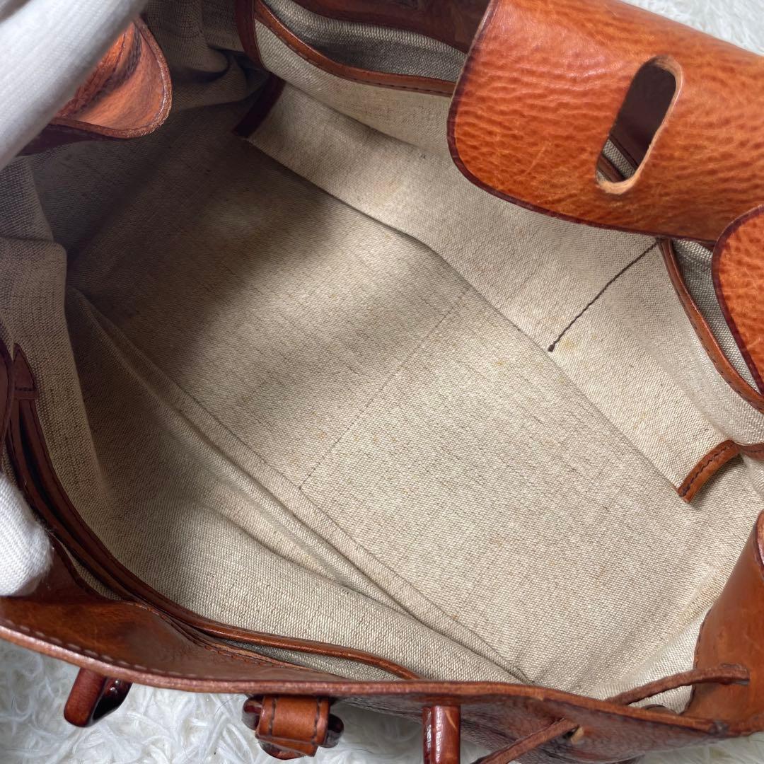 【美品】　幻の逸品　genten オールドゲンテン　トスカレザー　ハンドバッグ