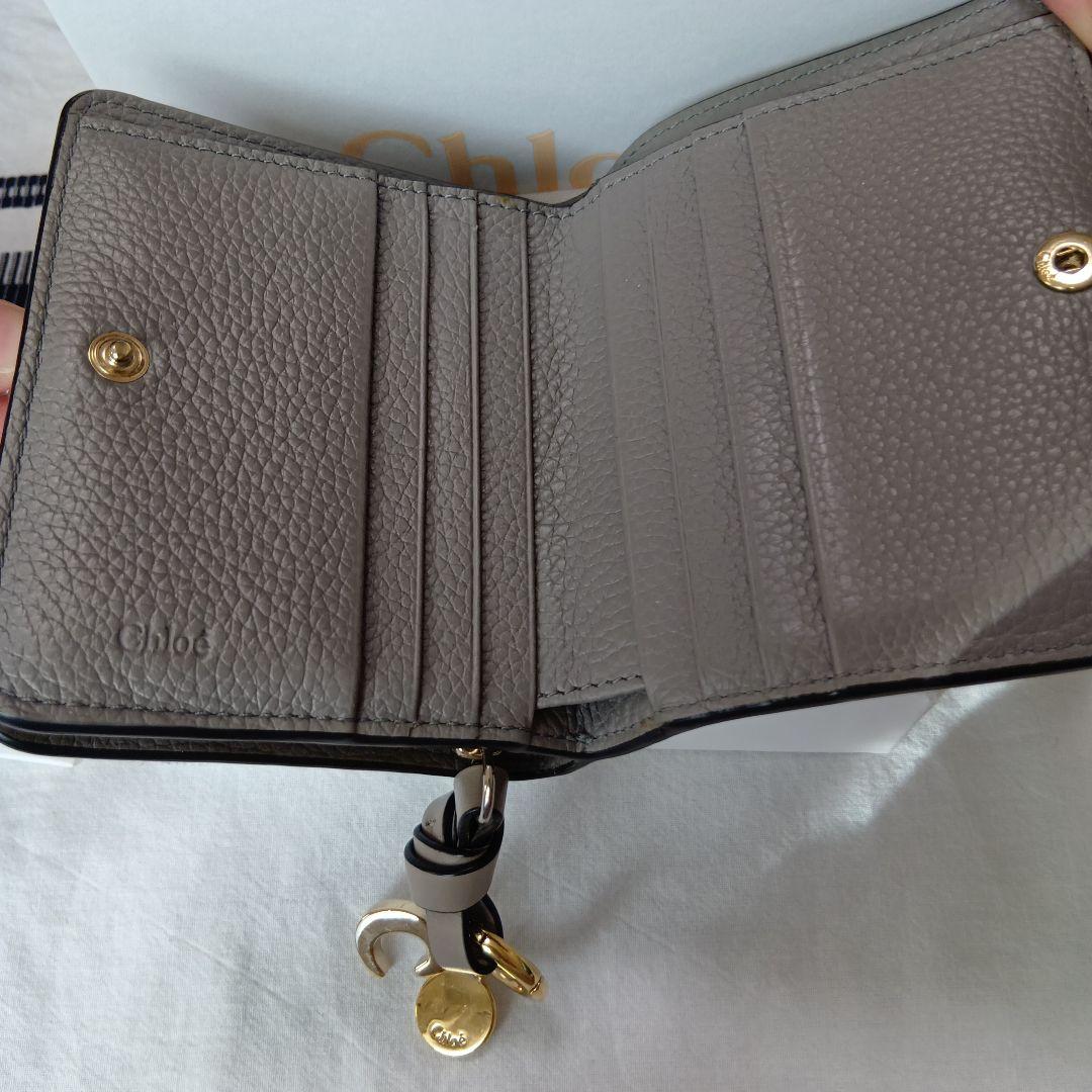Chloé グレー 二つ折り財布