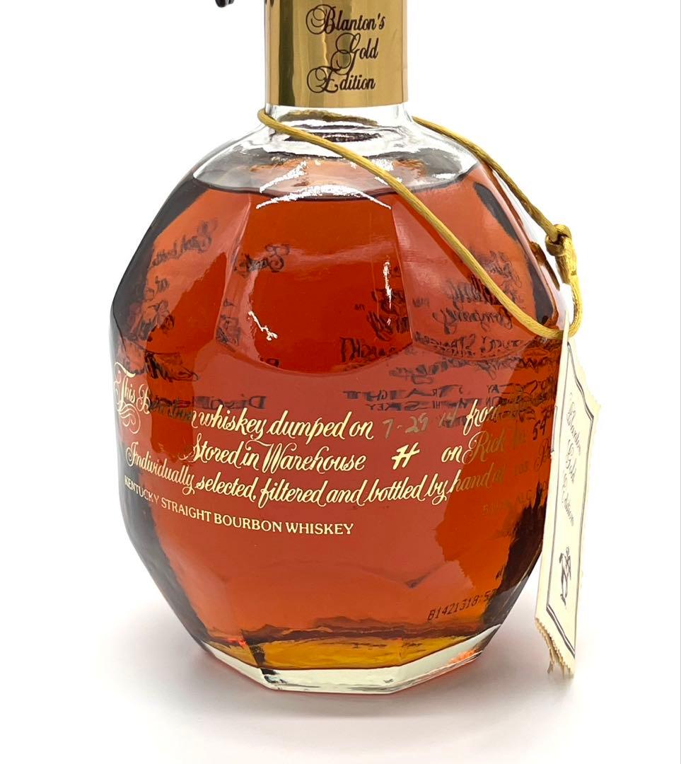 【未開栓】Blanton’sブラントン ゴールドエディション 750ml 箱付き