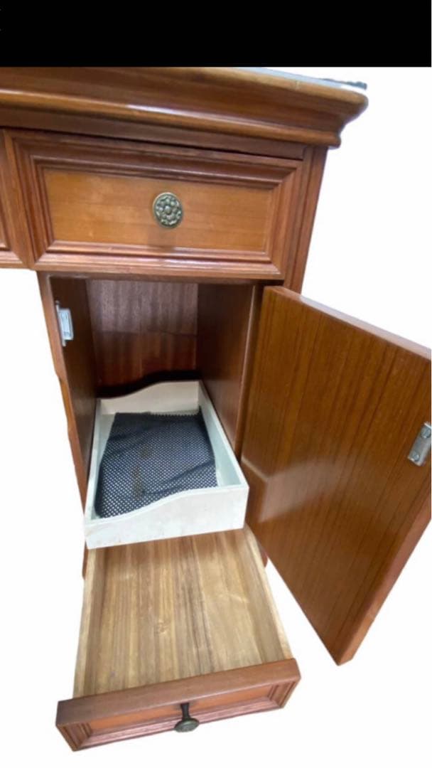 最高級 ♦️猫脚 両袖 アンティーク ベルサイユドレッサー♦️城 宮殿♦️彫刻♦️送料込