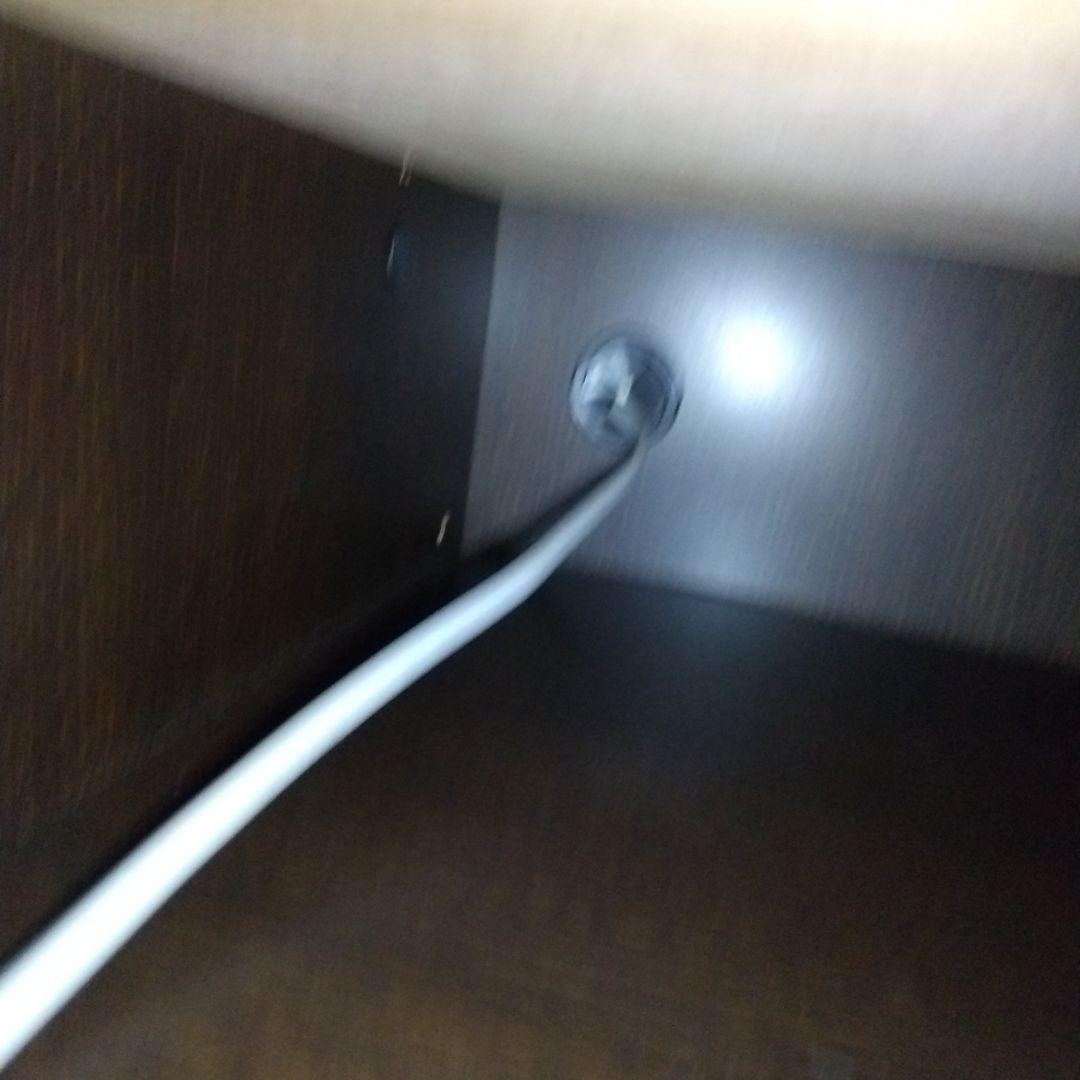 テレビ台 75型もOK 木製 ダークブラウン収納付き3月末頃迄の出品です底値です