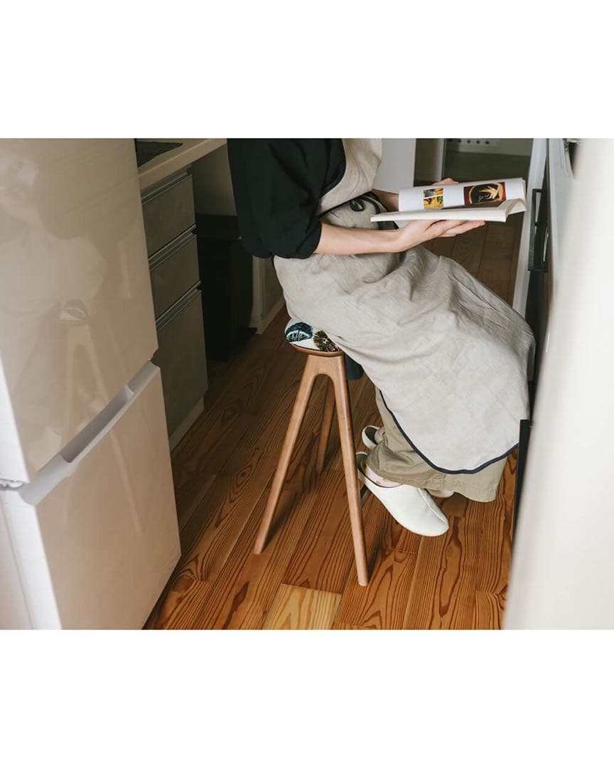 キッチンスツール H530 NA ミナペルホネン　circle navy