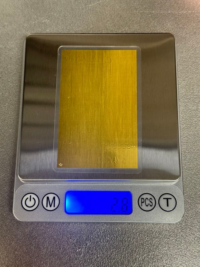 純金　1g カレンダー