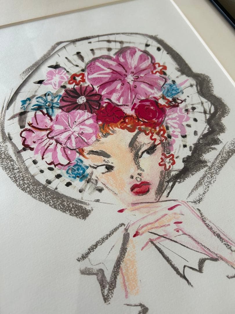 金子國義　リトグラフ