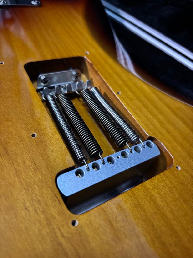 極美品 日本製ストラトCoolZ ZST-1R ロックペグ スチールブロック