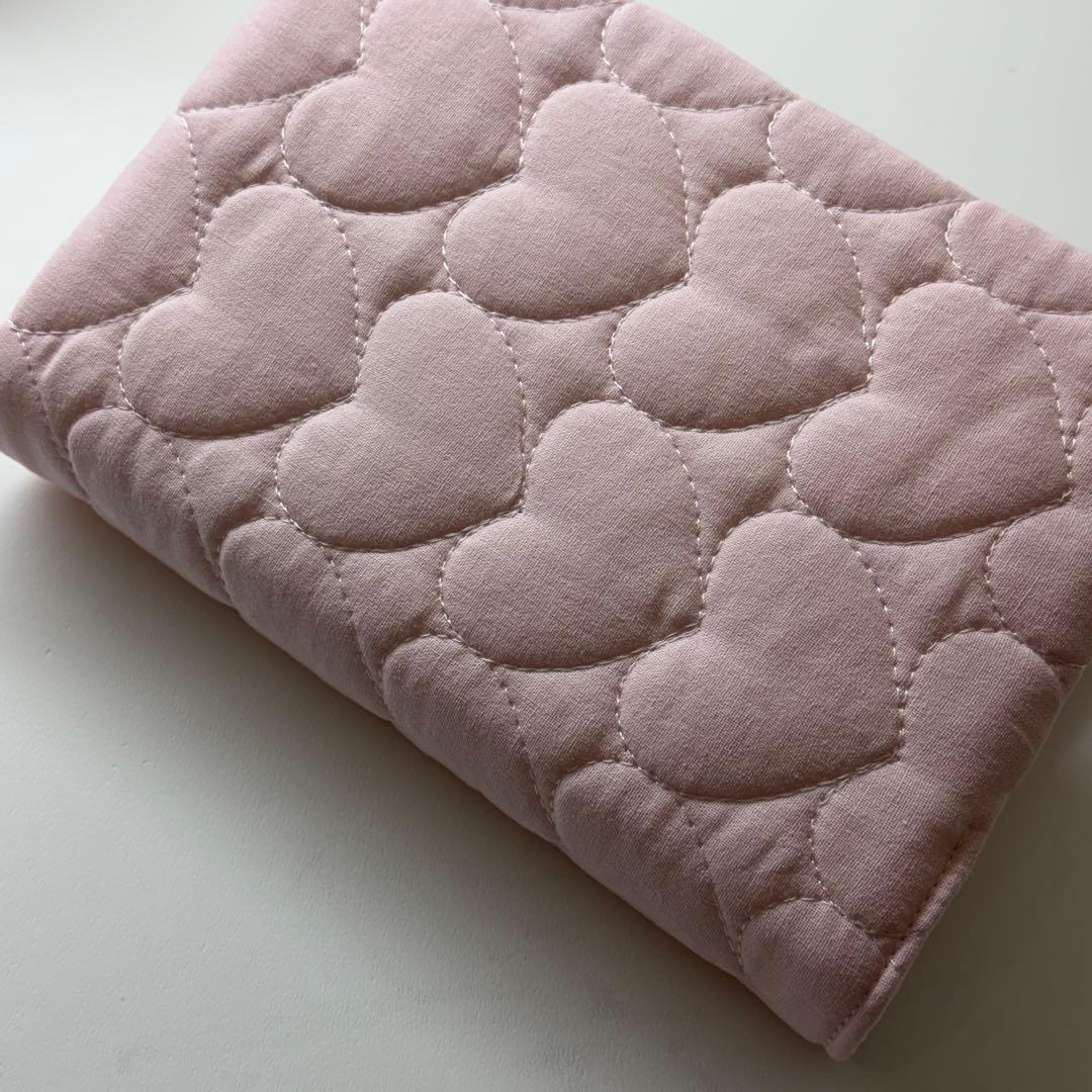 バインダーカバー　ピンクハート　A6 韓国　貯金