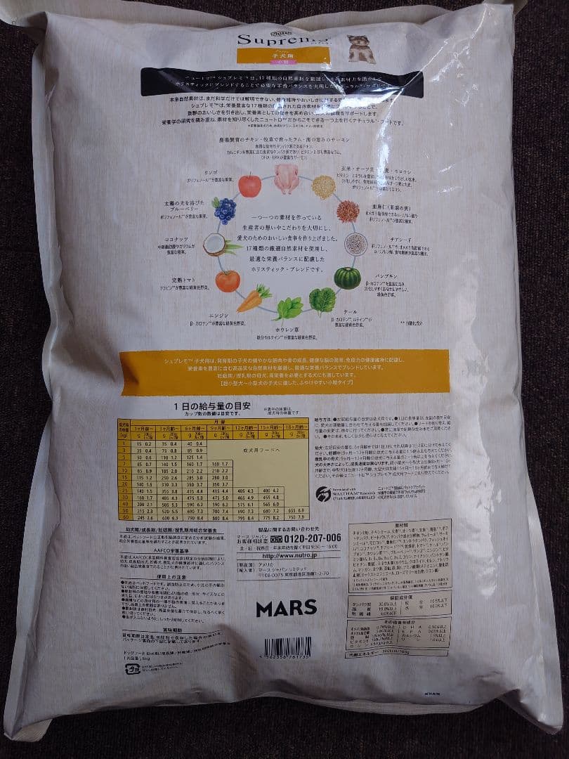 Supremmo 子犬用 ドライフード 6kg　シュプレモ　ニュートロ