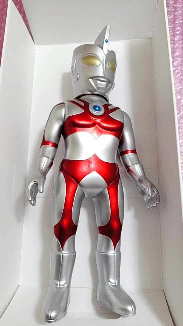 27cm ウルトラマン エース　ソフビ メタリックバージョン