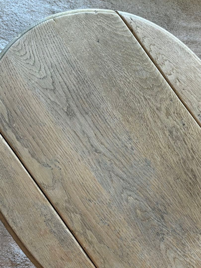 ドロップリーフテーブル ドロップサイドテーブル　剥離