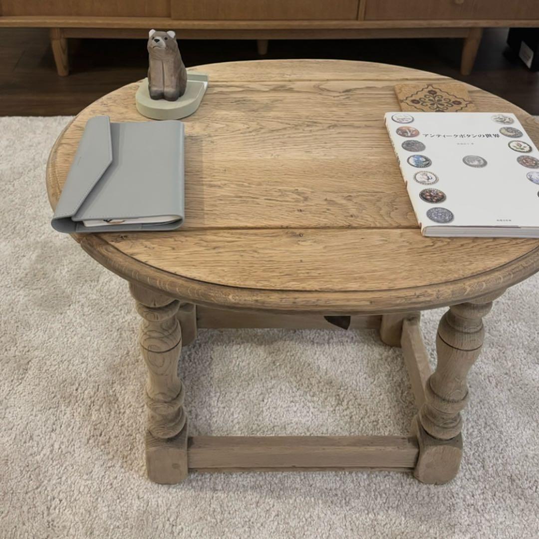 ドロップリーフテーブル ドロップサイドテーブル　剥離