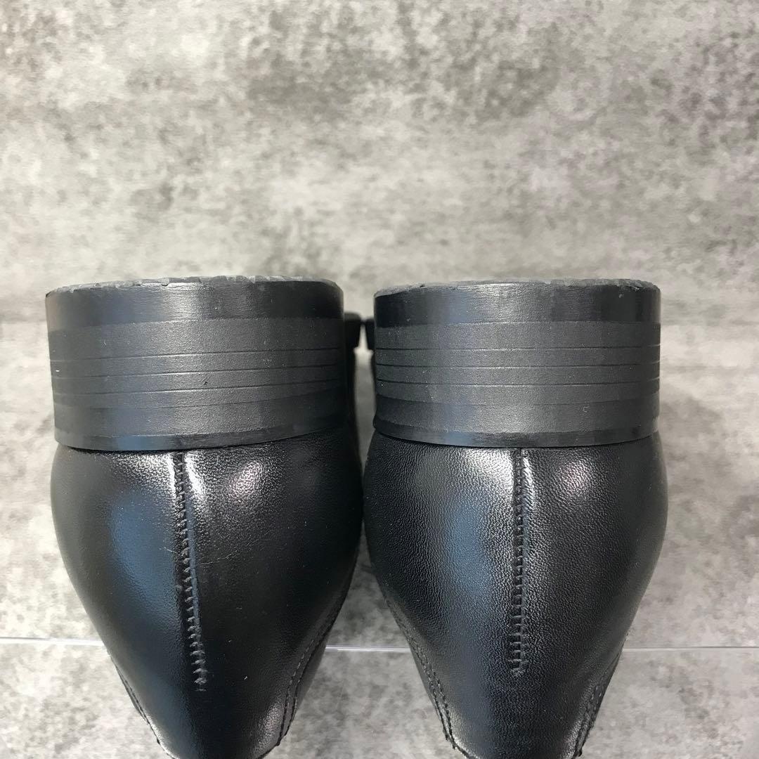 【極美品】リーガル 35HR 幅広25cm 3E 防水 ストレートチップ 黒