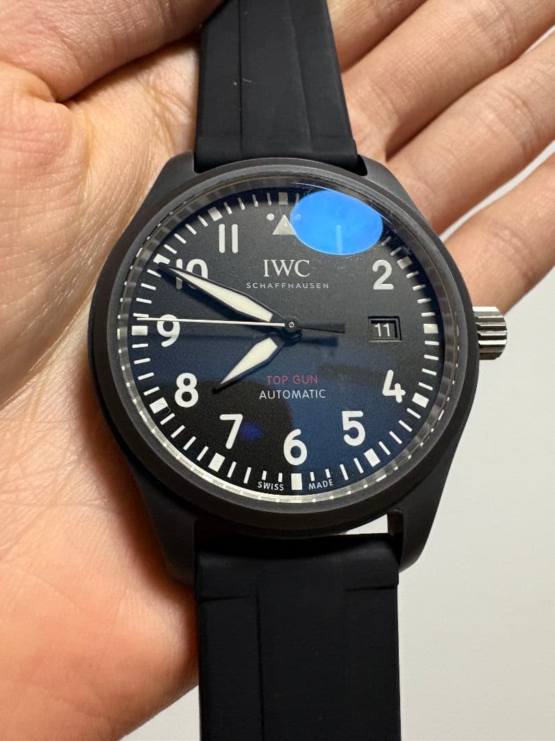 IWC パイロットウォッチ オートマティック トップガンIW326901黒文字盤