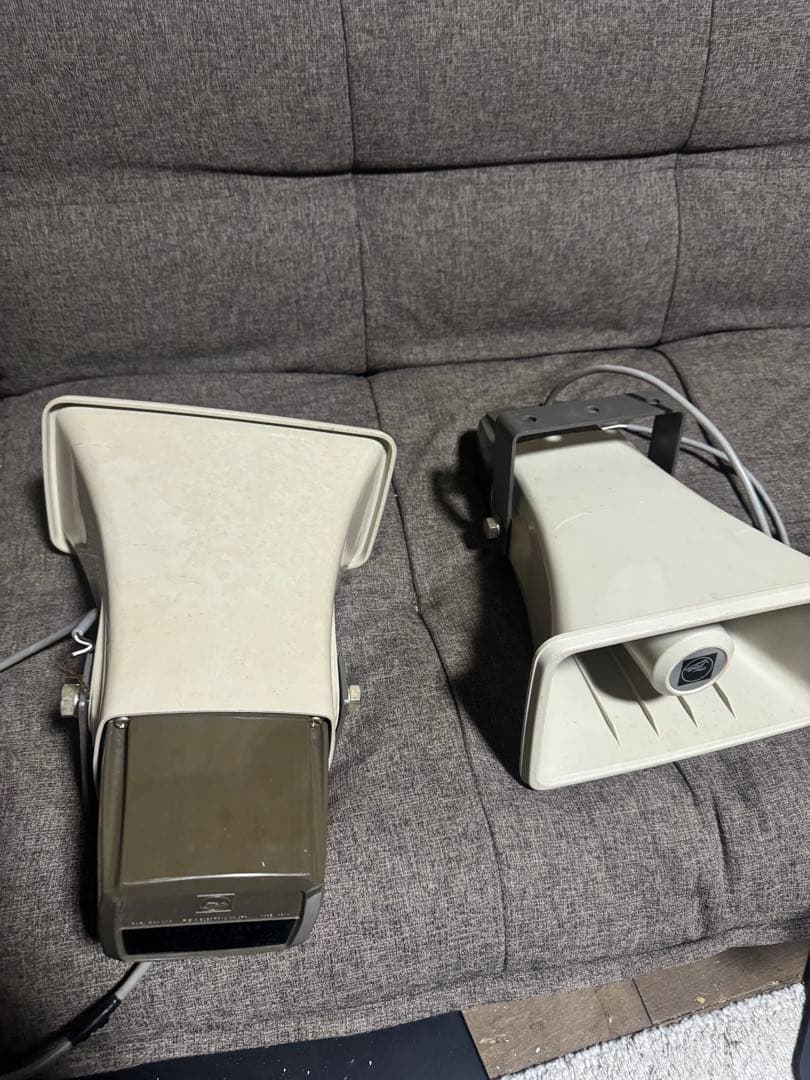 拡声器 2個セット ホワイト ブラケット付き