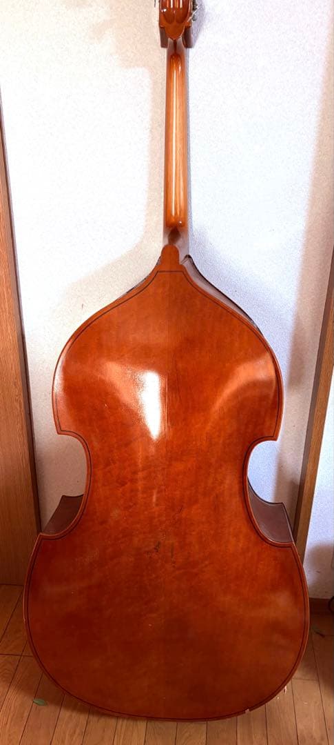 ［至宝・45年物]Chakiウッドベース(コントラバス)京都茶木ビンテージ