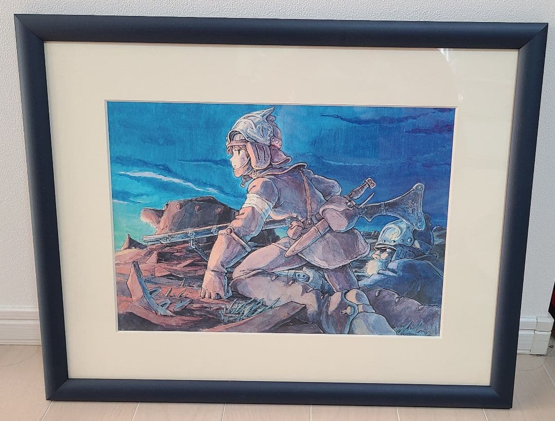 風の谷のナウシカ水彩画【絶版品】複製原画　1982年