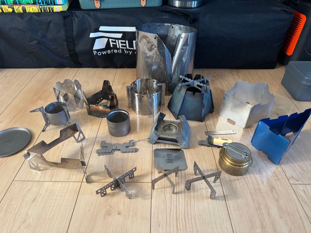 アルコールストーブ・五徳・風防