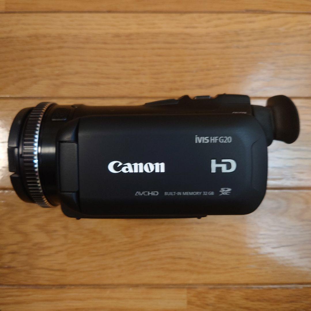【美品】Canon iVIS HF G20 ビデオカメラ 予備バッテリー付き