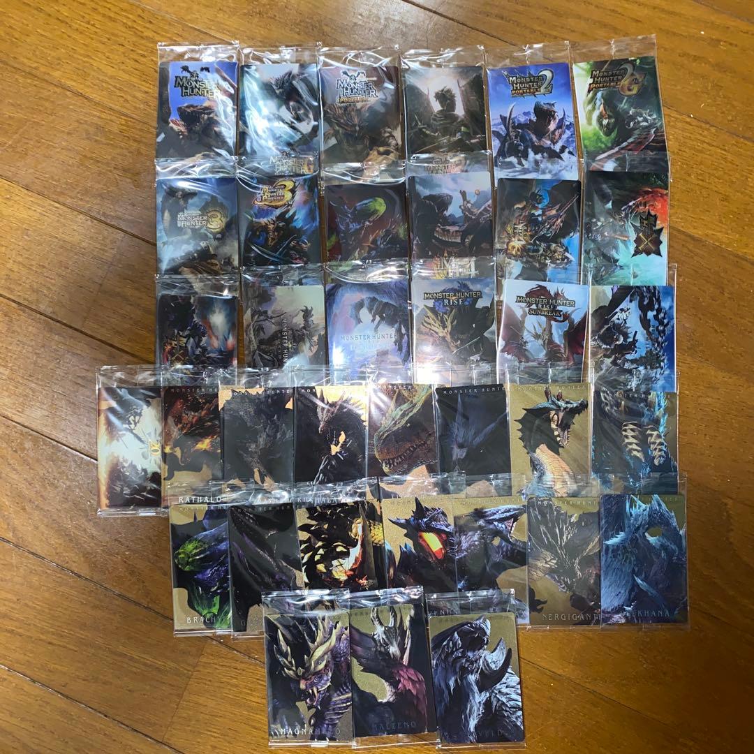 モンスターハンター 20th カードウエハース 全36種類 コンプリート