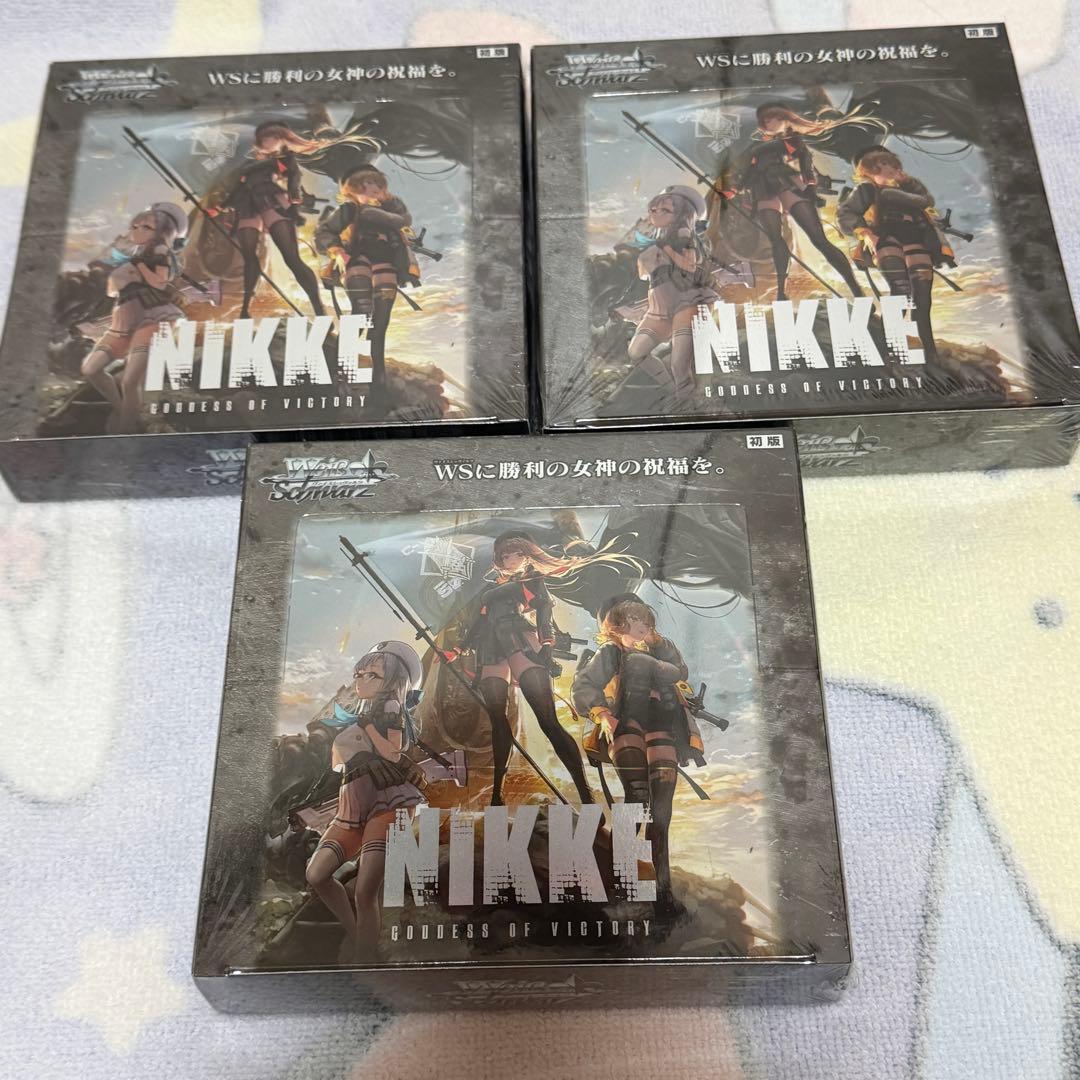 ヴァイスシュヴァルツ NIKKE 初版 シュリンク付3BOX