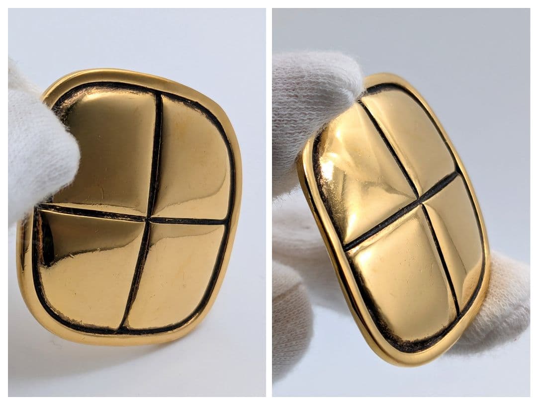 シャネル CHANEL マトラッセ ヴィンテージ ひし形 ブローチ