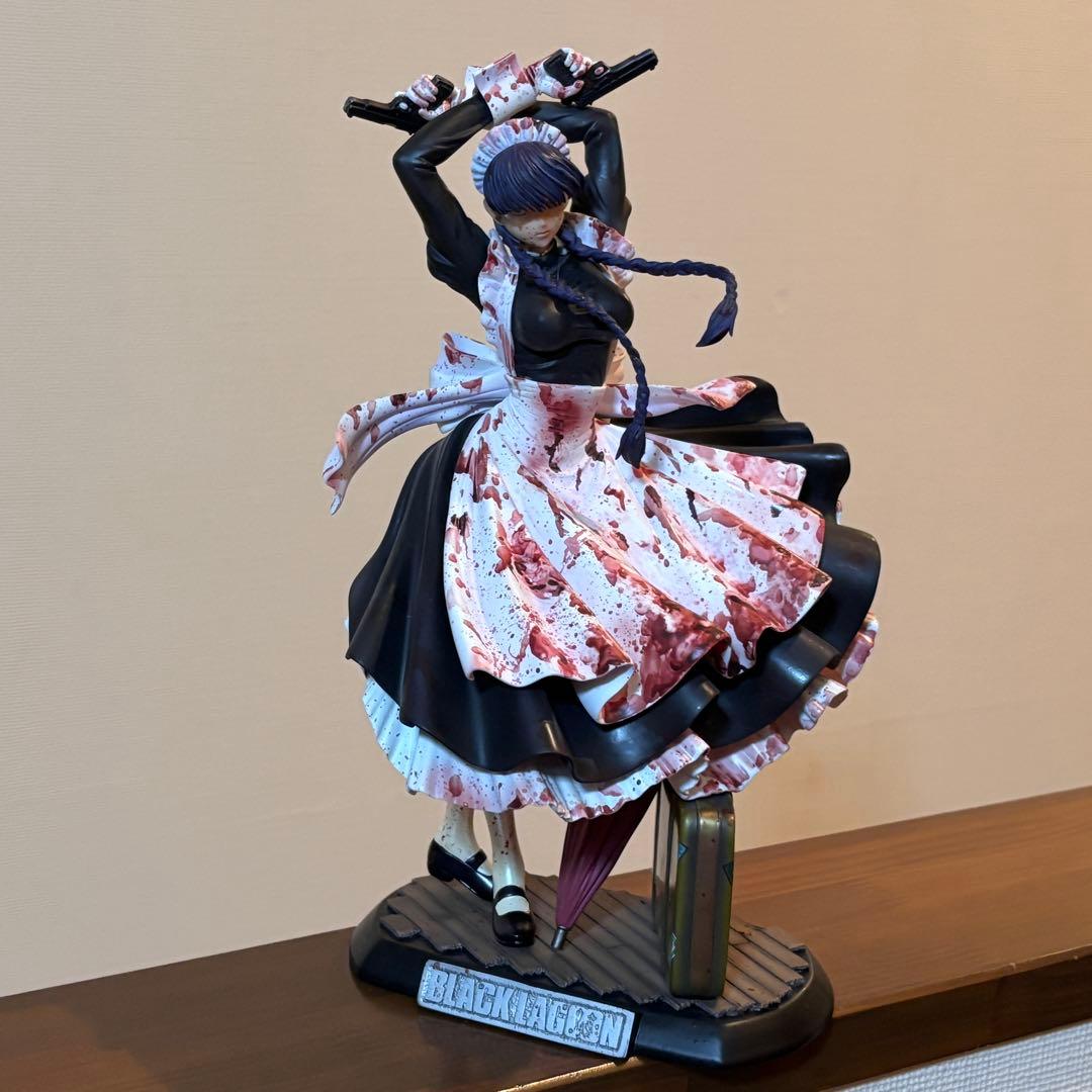 ロベルタ 血まみれリペイント ブラックラグーン ポリストーン製 フィギュア