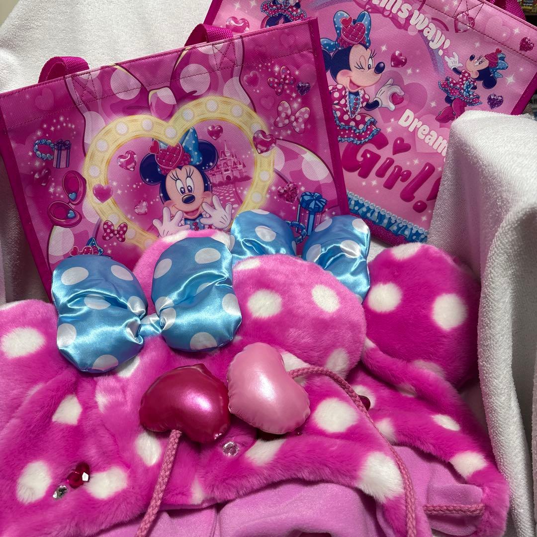 ミニー パルパル　トートバッグ　ファンキャップ　各2点セット