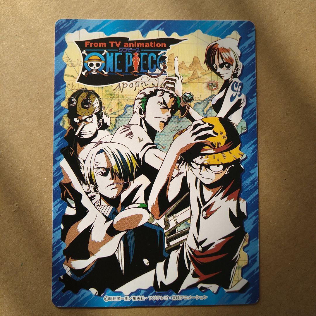 ワンピース　カード　ルフィ　希少　絶版　匿名配送　麦わら海賊団　初期　ブロマイド