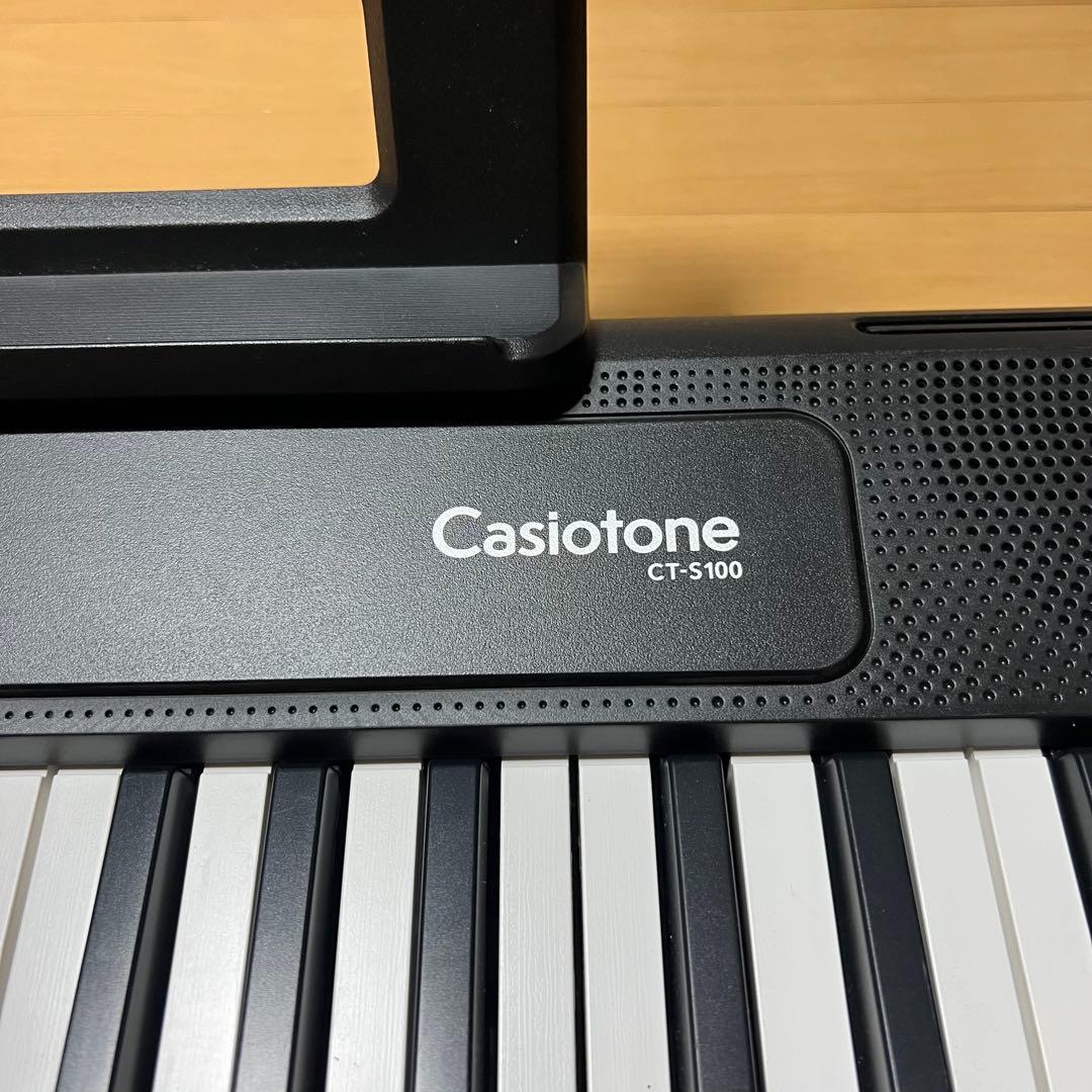 Casiotone CT-S100 61鍵 電子キーボード スタンドヘッドホン付