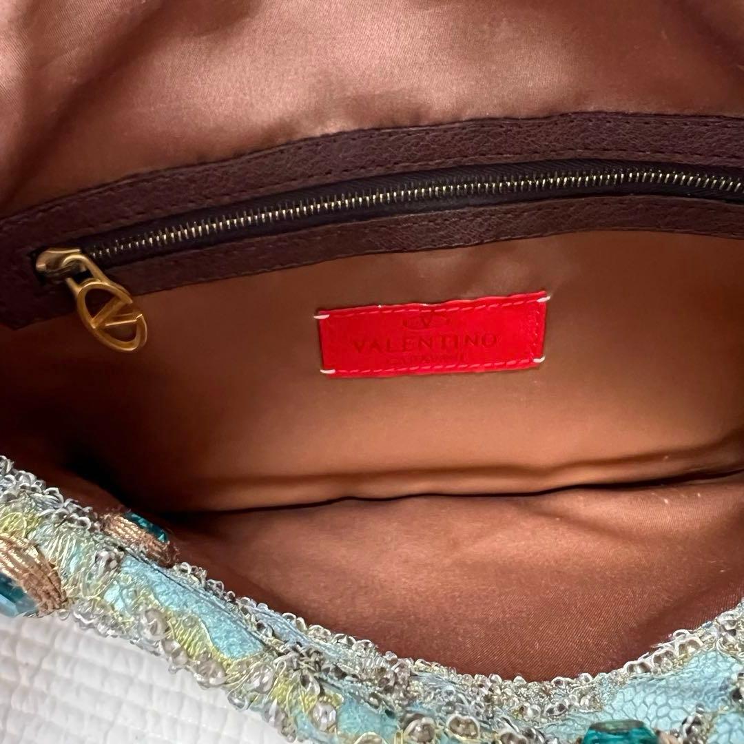 VALENTINO ビジューバッグ　ショルダーバッグ　パーティーバッグ　レース