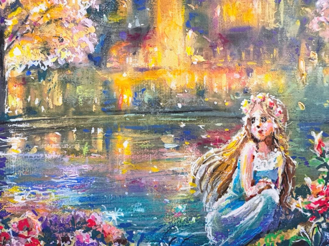 ○Lightning moon&star 絵画原画