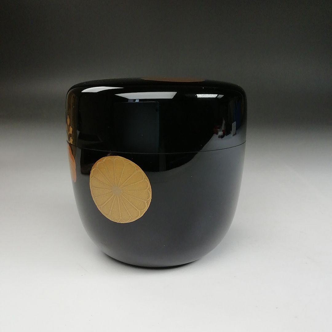 Ｔ８０１　棗　『高台寺蒔絵』『西村松雲 作』　共箱　茶道具