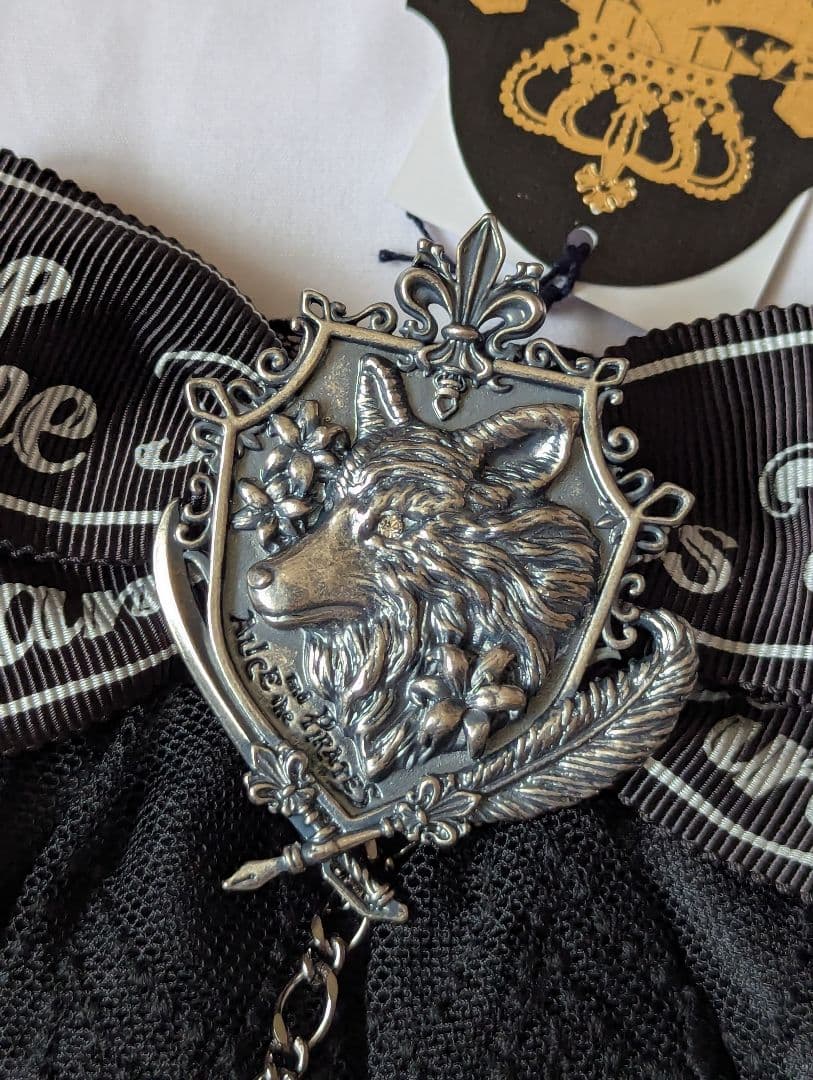 狼王の紋章チャーム付きジャボ