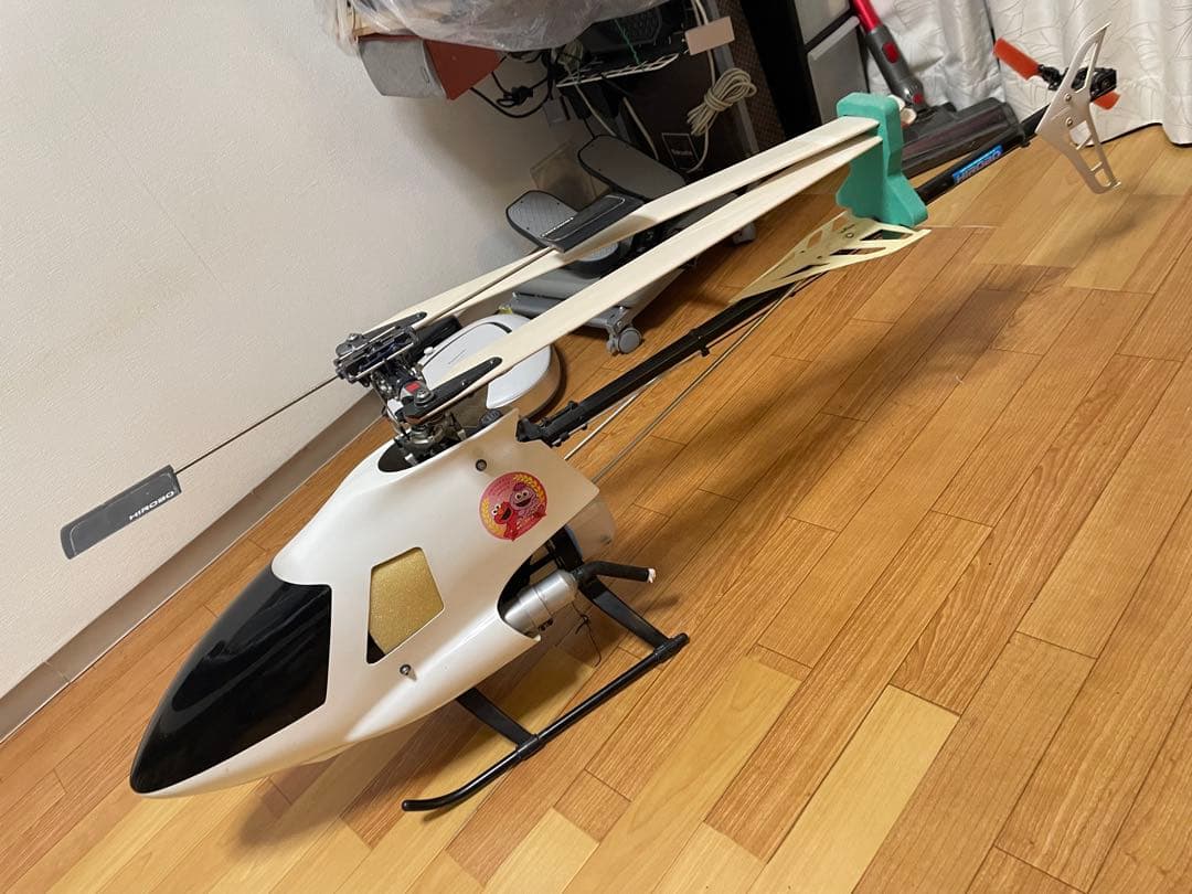 リモートID高い送料とスケールボディ込 BELL206Long ranger