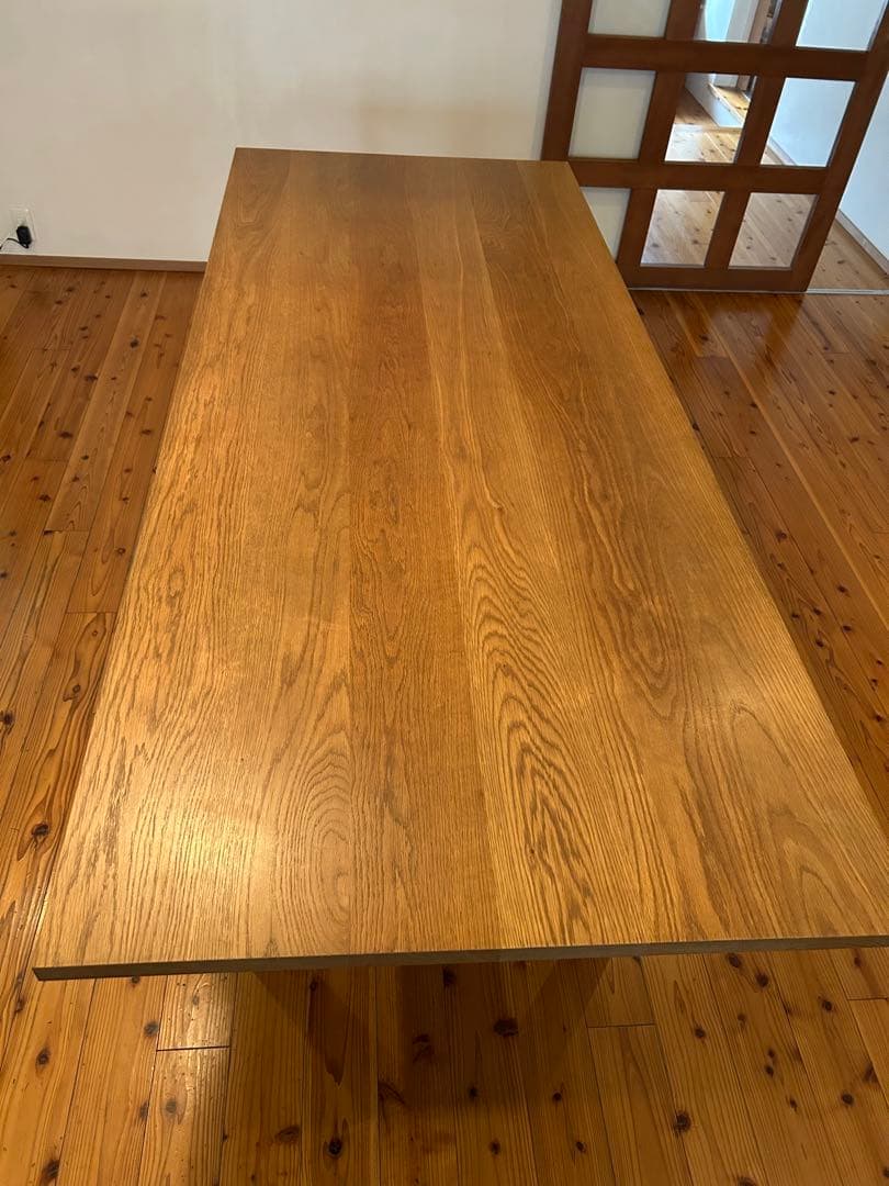 無印良品 MUJI ダイニングテーブル 220 オーク無垢材