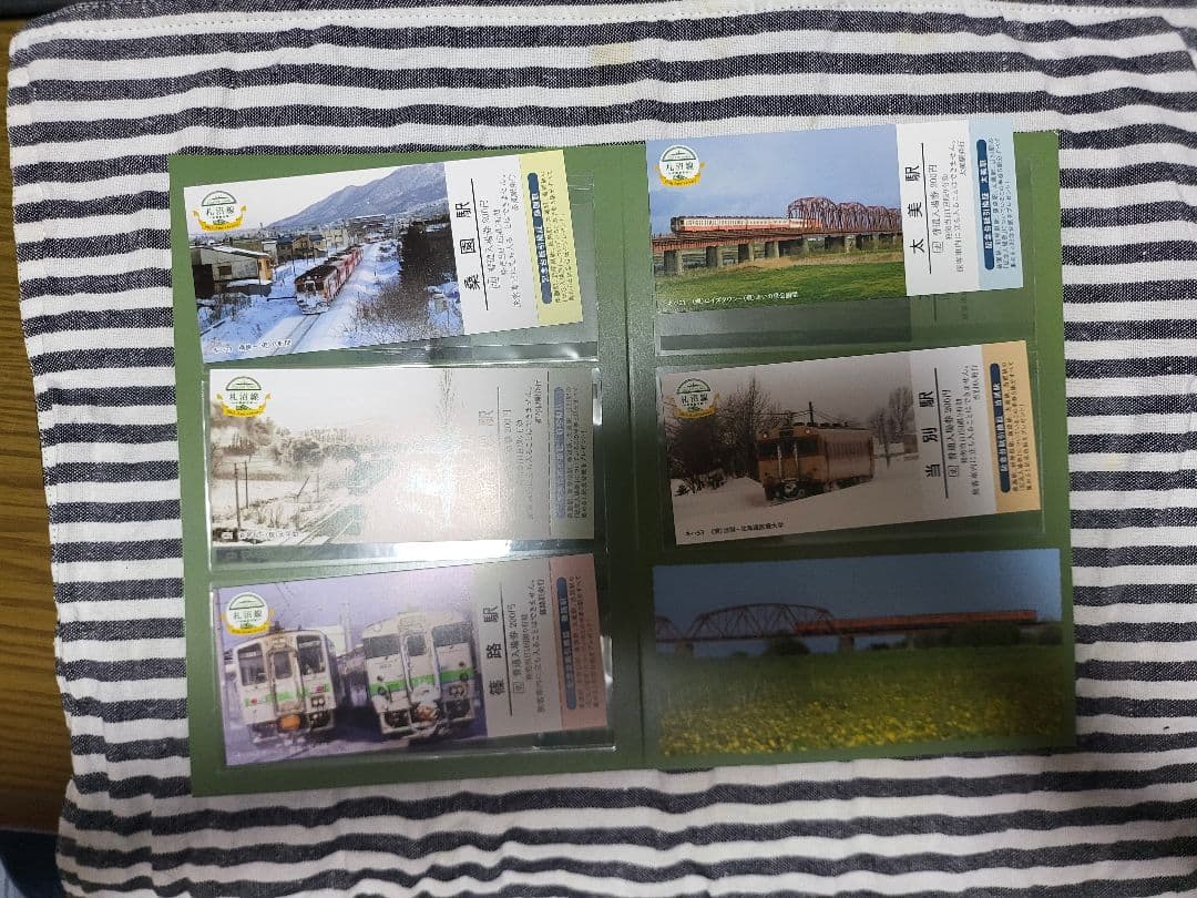 ［台紙+半券付き入場券フルセット〕付　JR北海道札沼線 開業90周年記念入場券