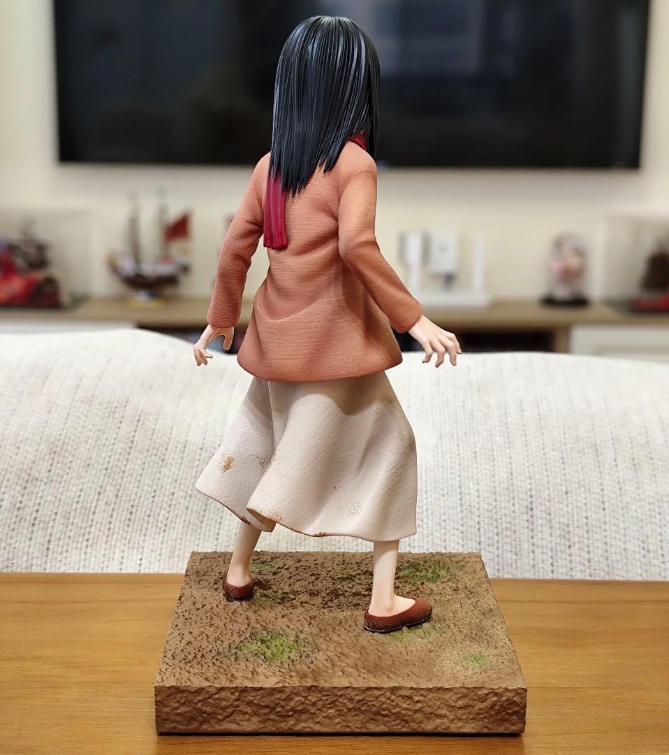 進撃の巨人 エレン+ミカサ+アルミン ガレージキット ガレキ スタチュー