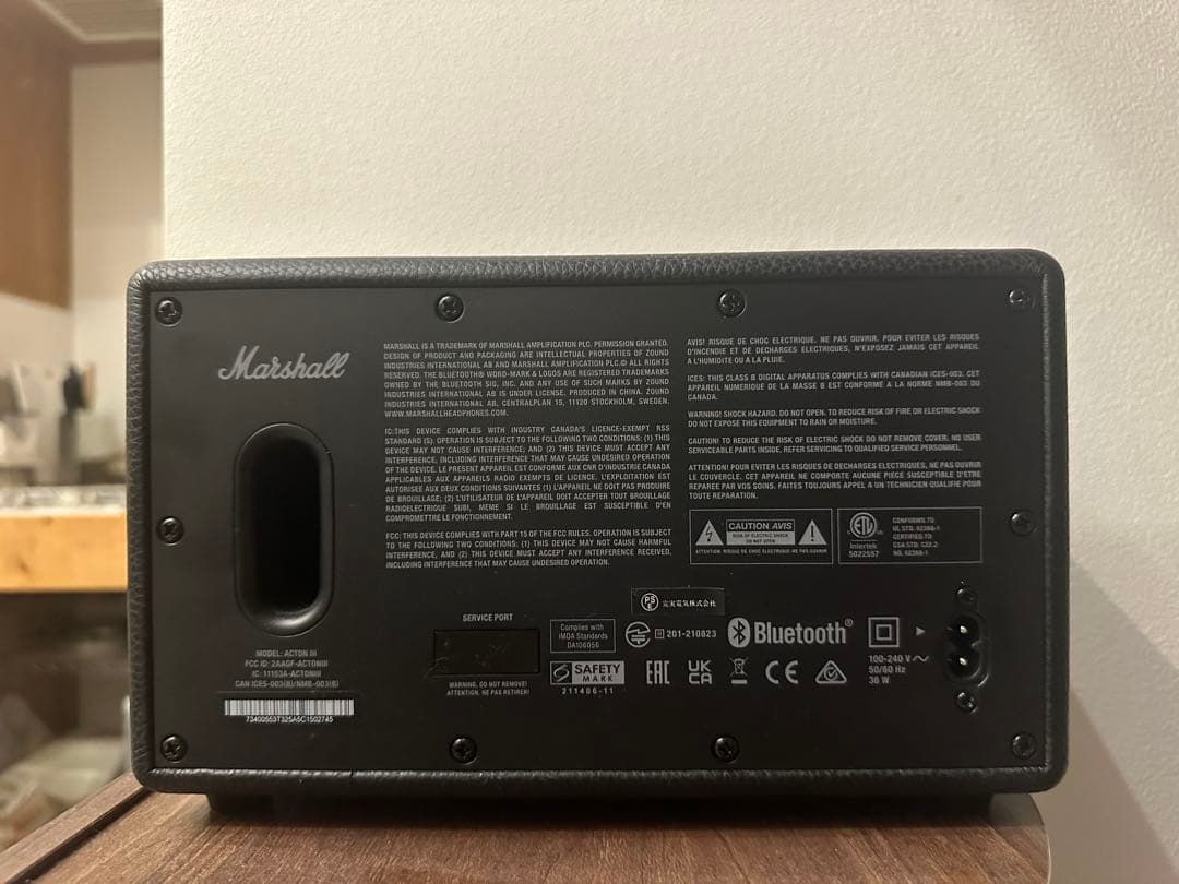 Marshall acton3 ワイヤレススピーカー ブラック