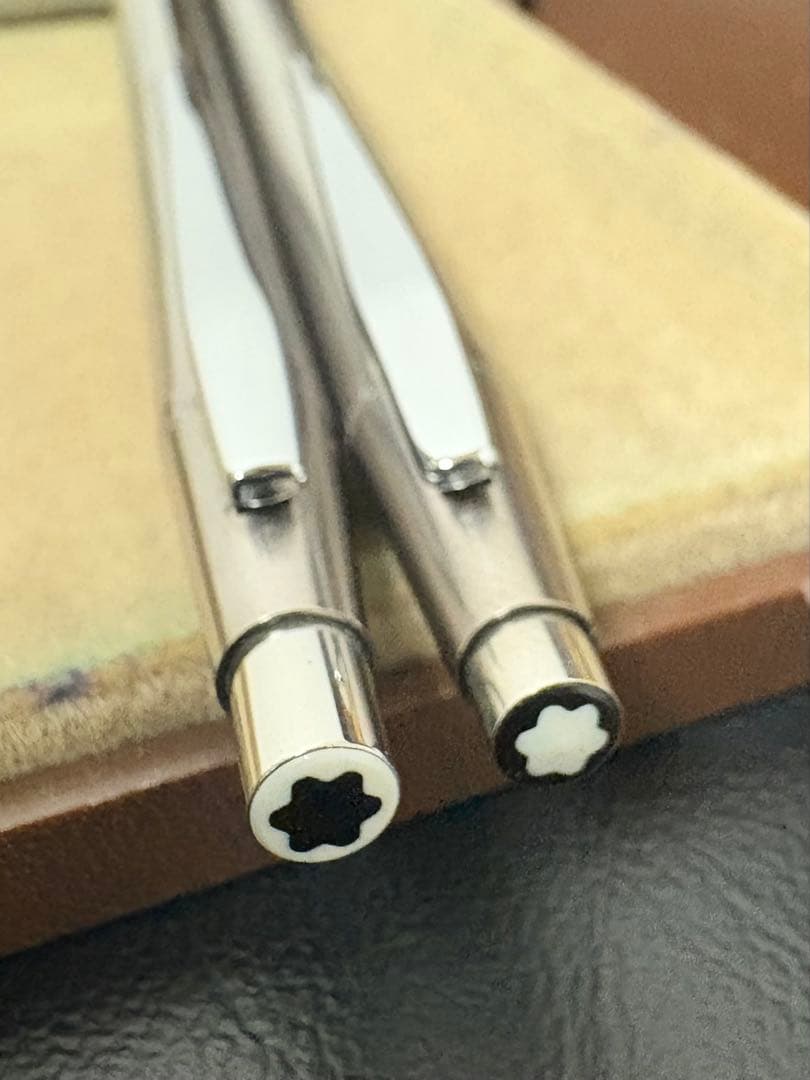 MONT BLANC ノブレスボールペン　シャーペンセット　シルバー