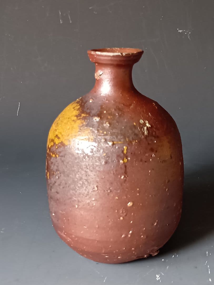 コ*ヌ様 人間国宝・藤原啓「備前徳利」/共箱