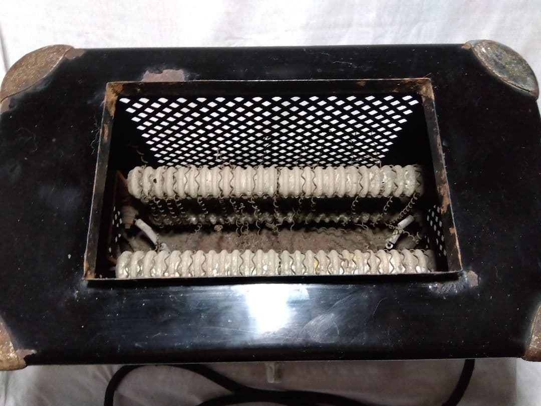 ♪昔の古い芝浦電気ストーブ　ジャンク　置物