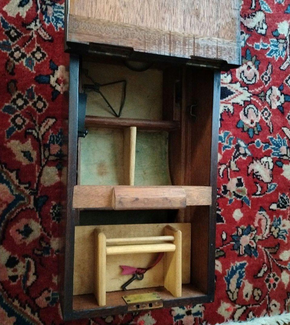 イギリスの古い木製レジスター　Cash Till