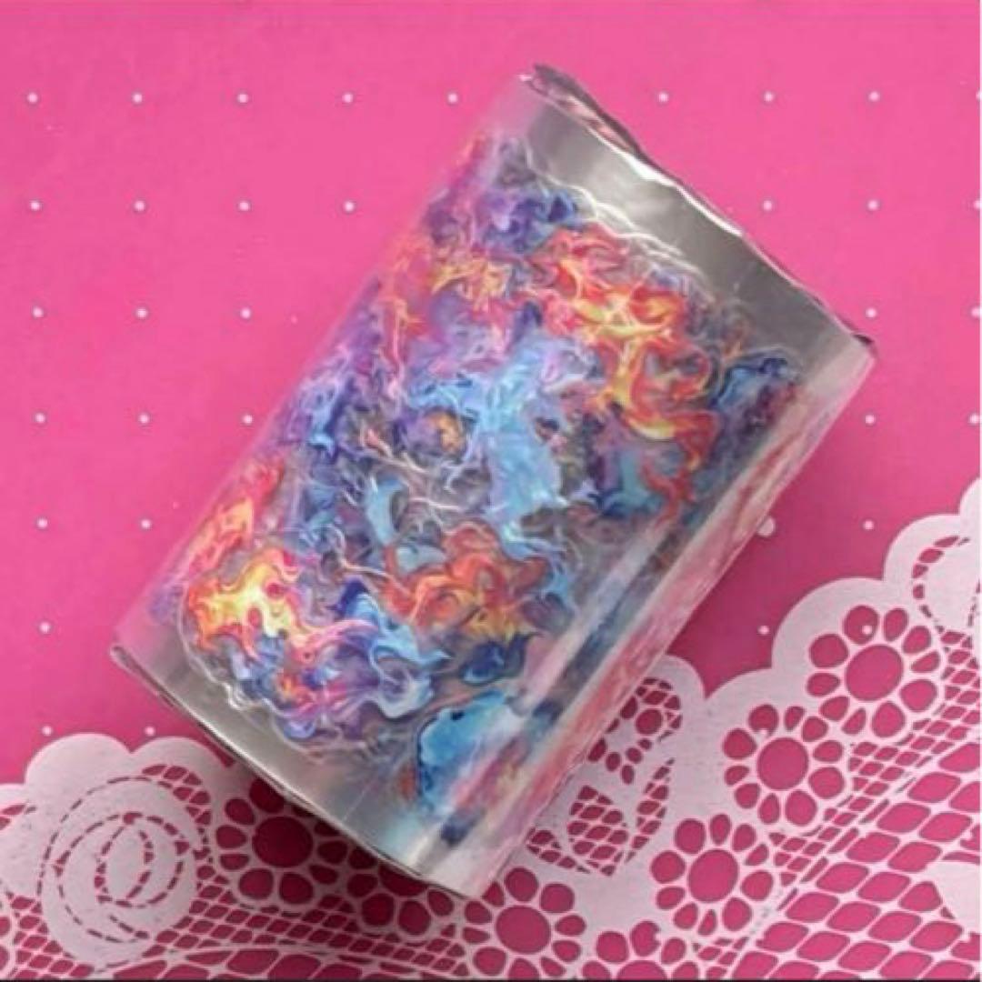 贝壳光 6cm×5m 璀璨烈焰 幻梦 ダイカット加工 海外マスキングテープ