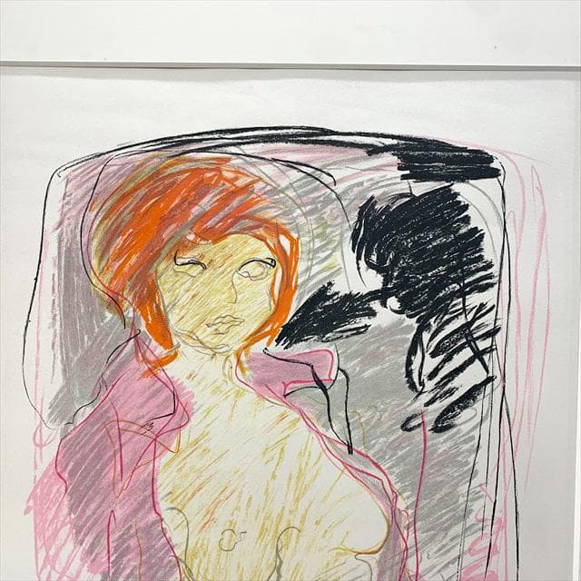 ロバートデルヴァル「Laurence2」リトグラフ額装