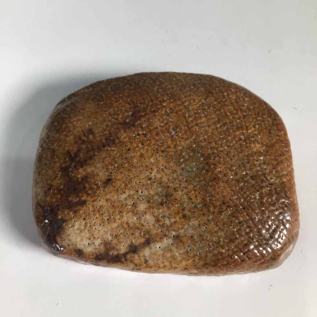 Ｎ７３０　香合　『渋草焼』『渋草柳造作』『四方香合』　共箱　茶道具