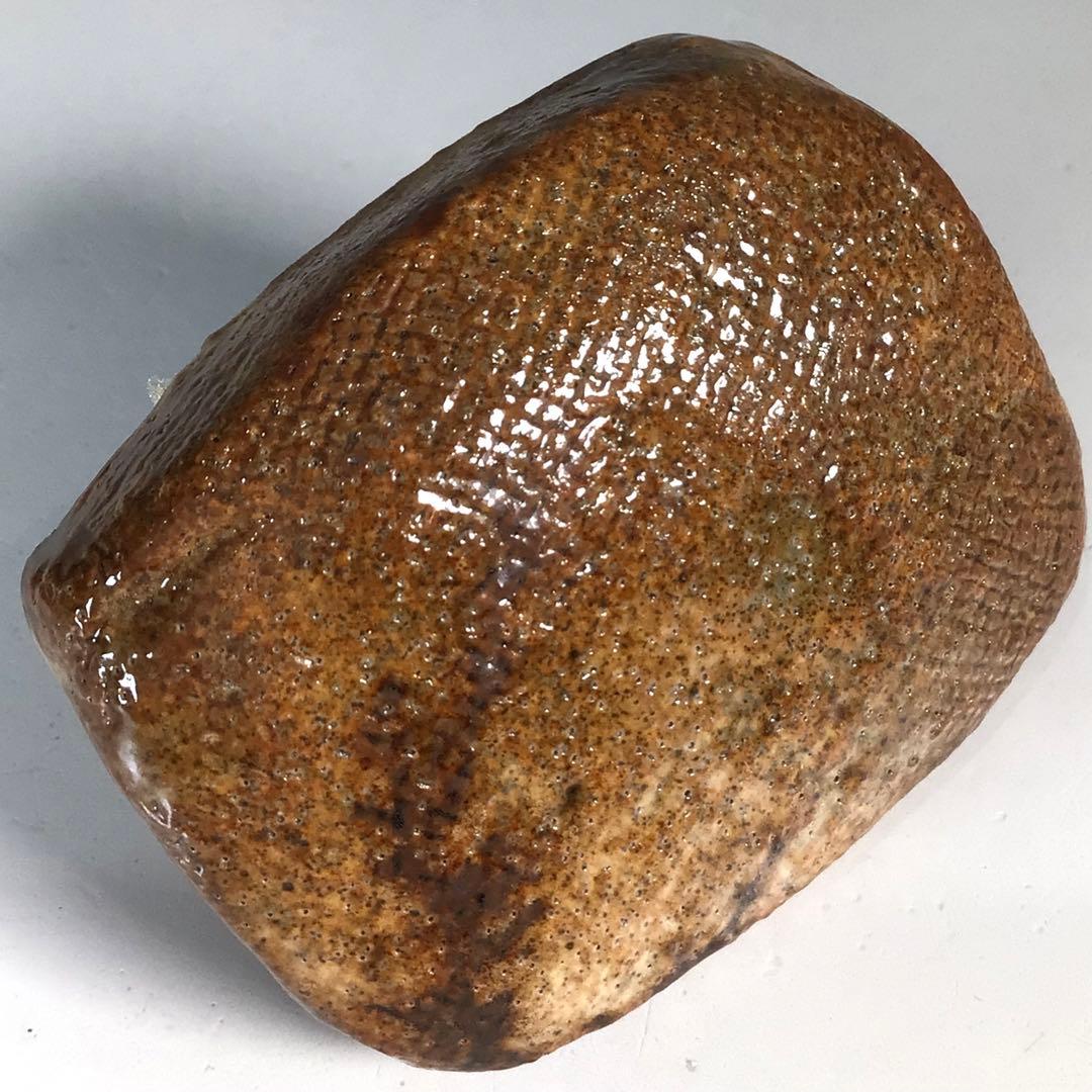 Ｎ７３０　香合　『渋草焼』『渋草柳造作』『四方香合』　共箱　茶道具